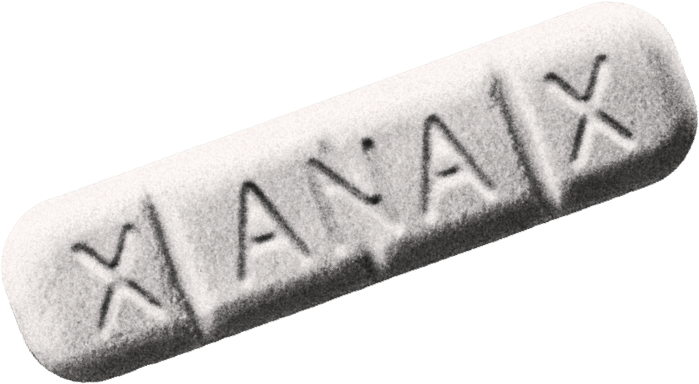 Pastilla falsa de Xanax